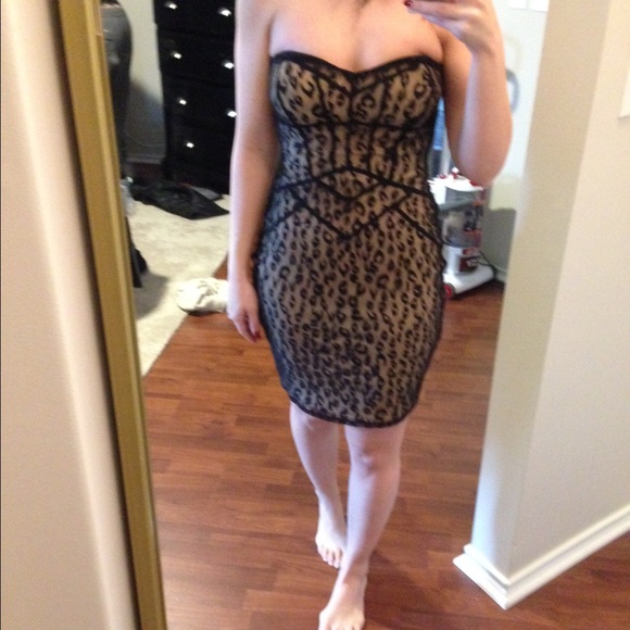 Bebe Leopard Dress - Picture 3 of 3
