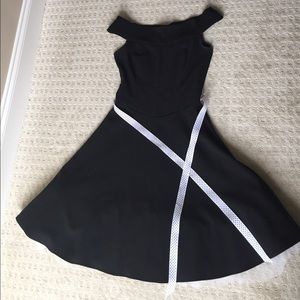 Black retro dress