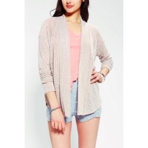 Pins & Needles Pointelle Tulip Side Cardigan