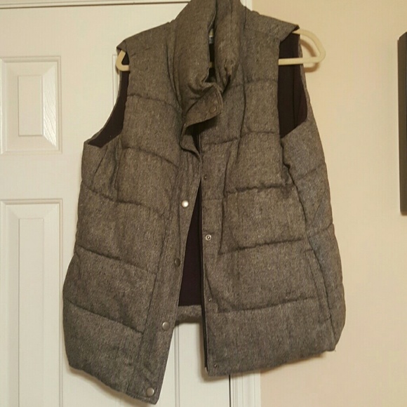 Puffy fleece lined vest