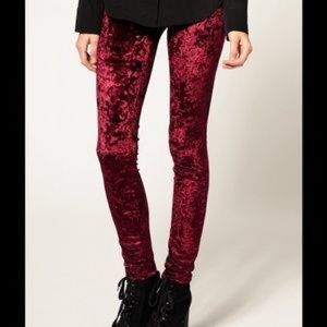 REAL VELVET LEGGINGS