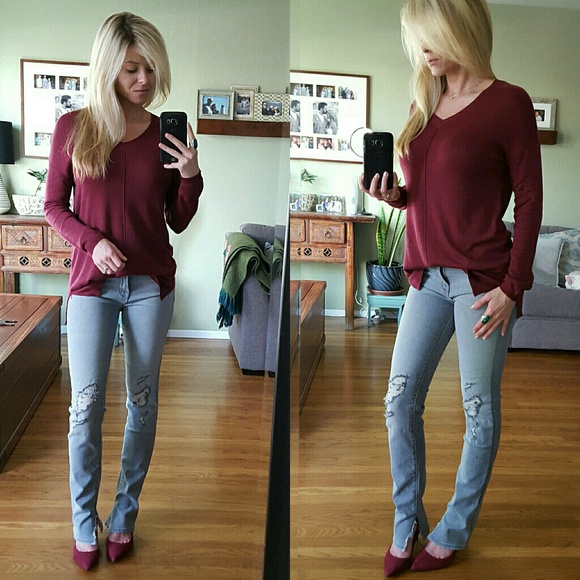 RESERVED Beautiful Ruby Sweater - Picture 3 of 4