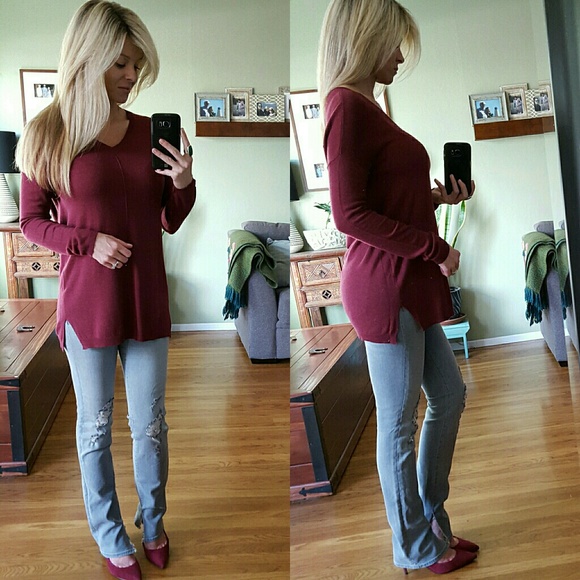 RESERVED Beautiful Ruby Sweater - Picture 4 of 4