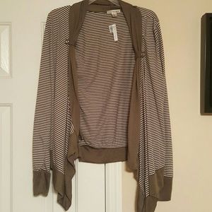 Striped cardigan