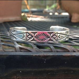 Sterling silver cuff