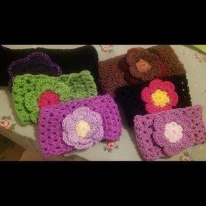 Handmade crochet headbands