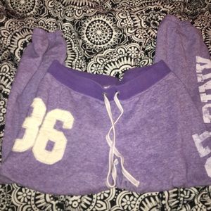 purple vs sweatpants