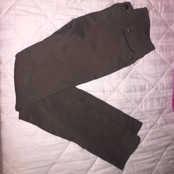 Army green JEGGINGS
