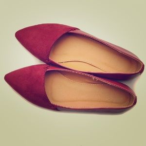 Ollie Burgundy flats