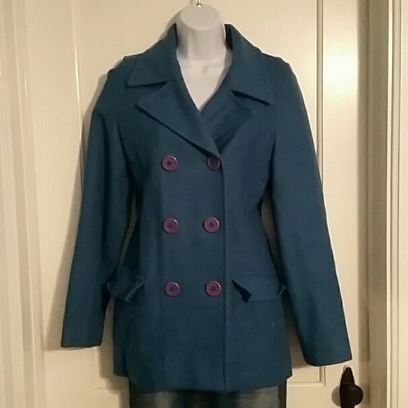 Delia's Blue Peacoat