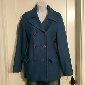 Delia's Blue Peacoat