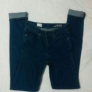 Gap cuffed skinny jeans
