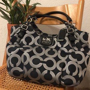Coach signature handbag