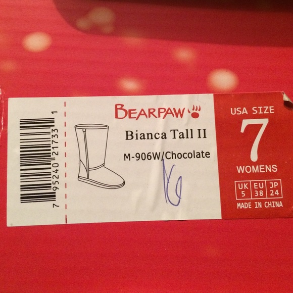 Bearpaw bianca talk ll s7 - chocolate - Picture 4 of 4
