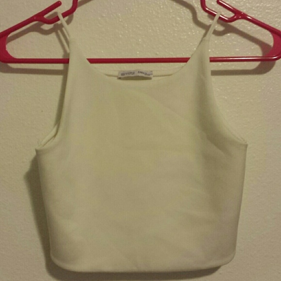 White Zara Crop Top