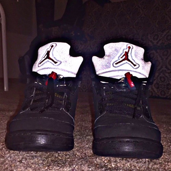 Air Jordan retro 5 metallic size 7Y - Picture 4 of 4