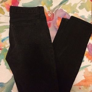 Black skinny tall jeans Gap sz 27 long