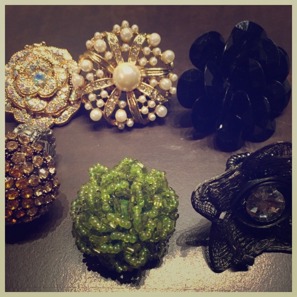 Lot of costume jewelry rings - Picture 1 of 3