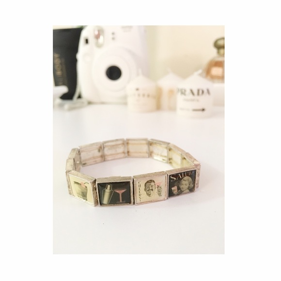 Vintage cocktail bracelet