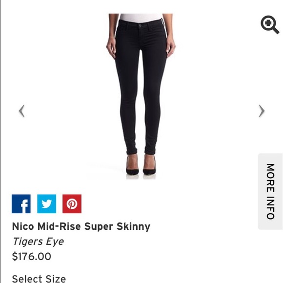 Hudson, size 27, Nico jeans.