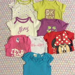 Infant onesies 6-9 months bundle of 8