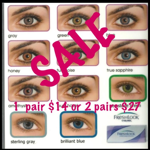other freshlook colorblend contacts