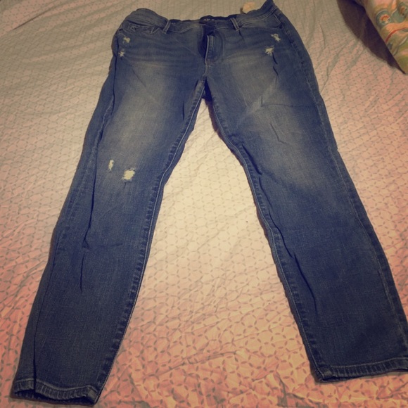 Loft Modern Skinny Petite Ankle Jean