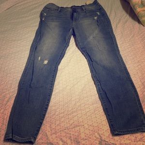 Loft Modern Skinny Petite Ankle Jean