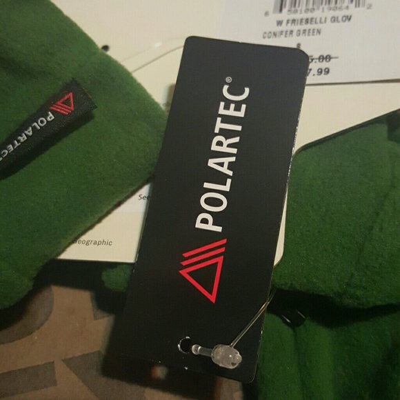 ♡♡♡SOLD♡♡North Face gloves Conifer Green Small - Picture 4 of 4