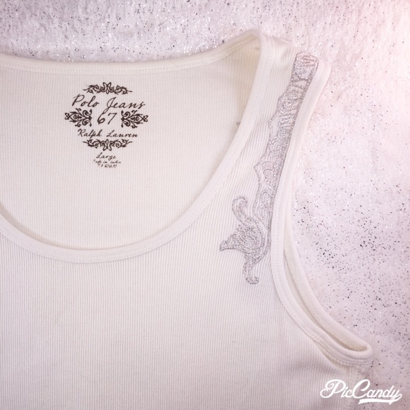 RL Polo tank with metallic shoulder detail - Picture 2 of 4