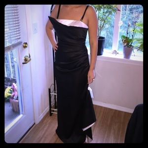 Beautiful Black and white dress.