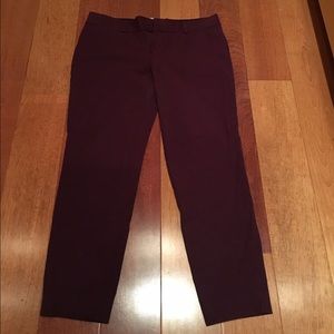 Banana Republic Sloan Pants - deep purple