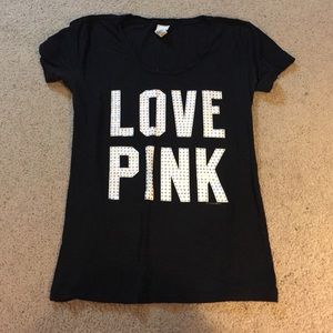 Victoria's Secret Love Pink bling tshirt