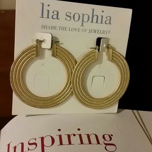Lia Sophia Gold earrings