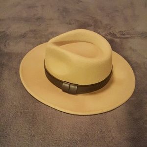 Forever21 Tan Fedora w/brown belt around