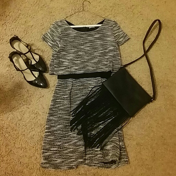 Charlotte Russe Dress with sheer midsection & back