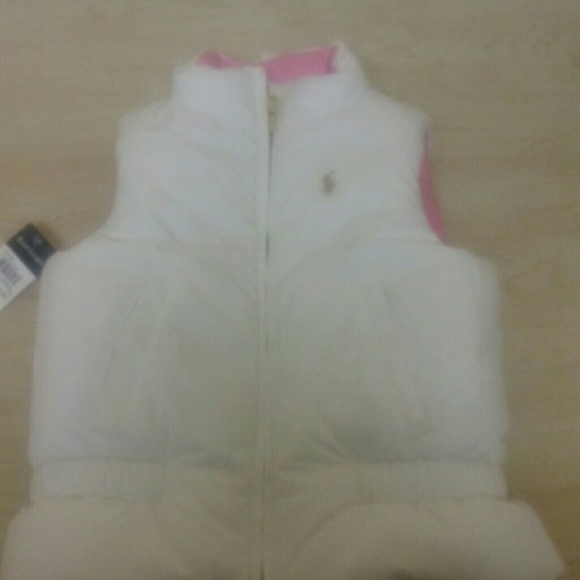 Ralph Lauren reversible vest girls size 4t