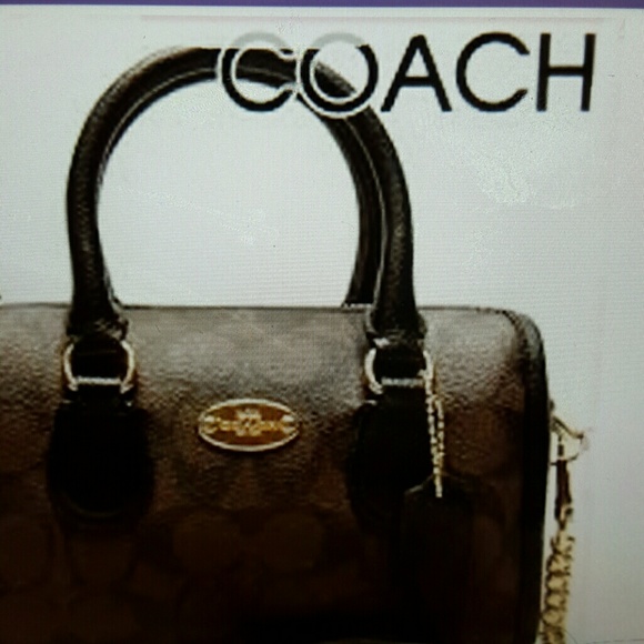 COACH BABY BENNET SIGNATURE CROSSBODY