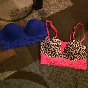 PINK bralettes selling as a PAIR