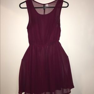 Maroon dress