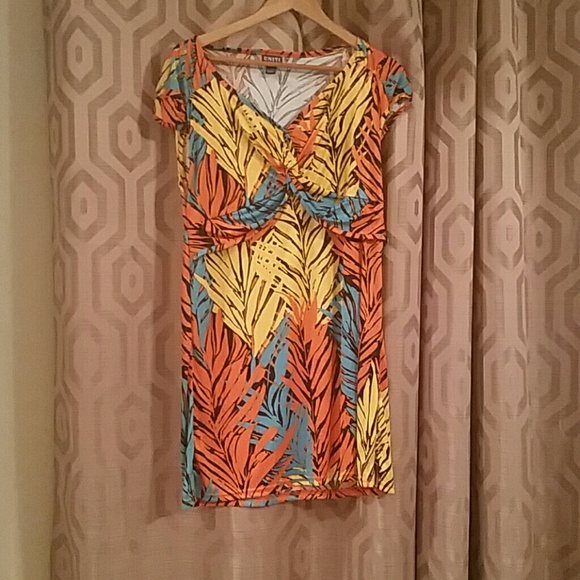 Exotic colors summer dress