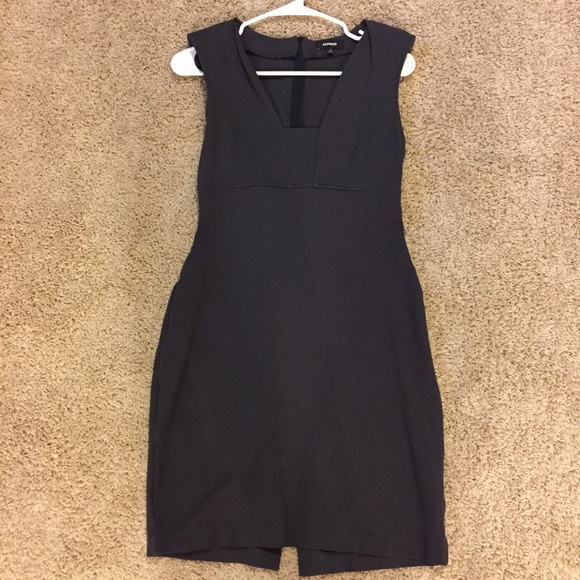 Express grey dress