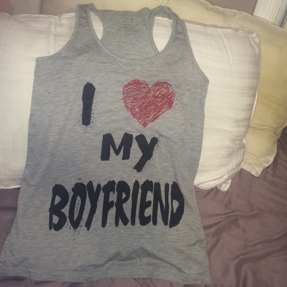 Tank "I heart my boyfriend"