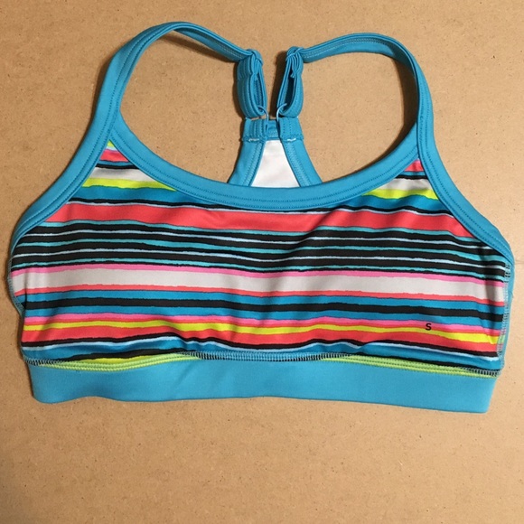 SOLD Aerie striped sports bra NWOT - Picture 2 of 4
