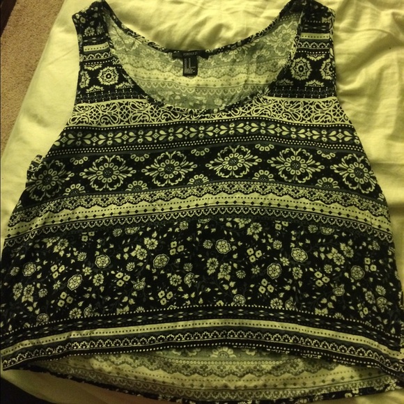 Patterned crop top