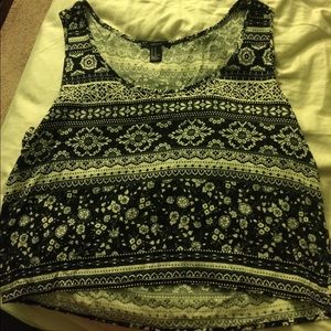 Patterned crop top