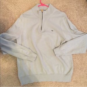 Vineyard vines 1/4 grey zip