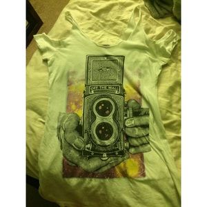 White, Vans graphic top