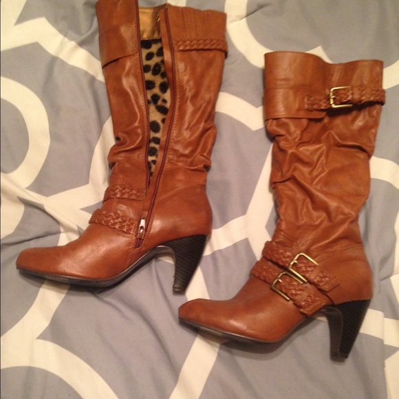 Camel color dress boots Camel color dress boots