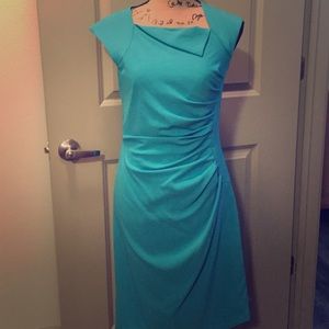 Beautiful turquoise Adrianna Papell dress!